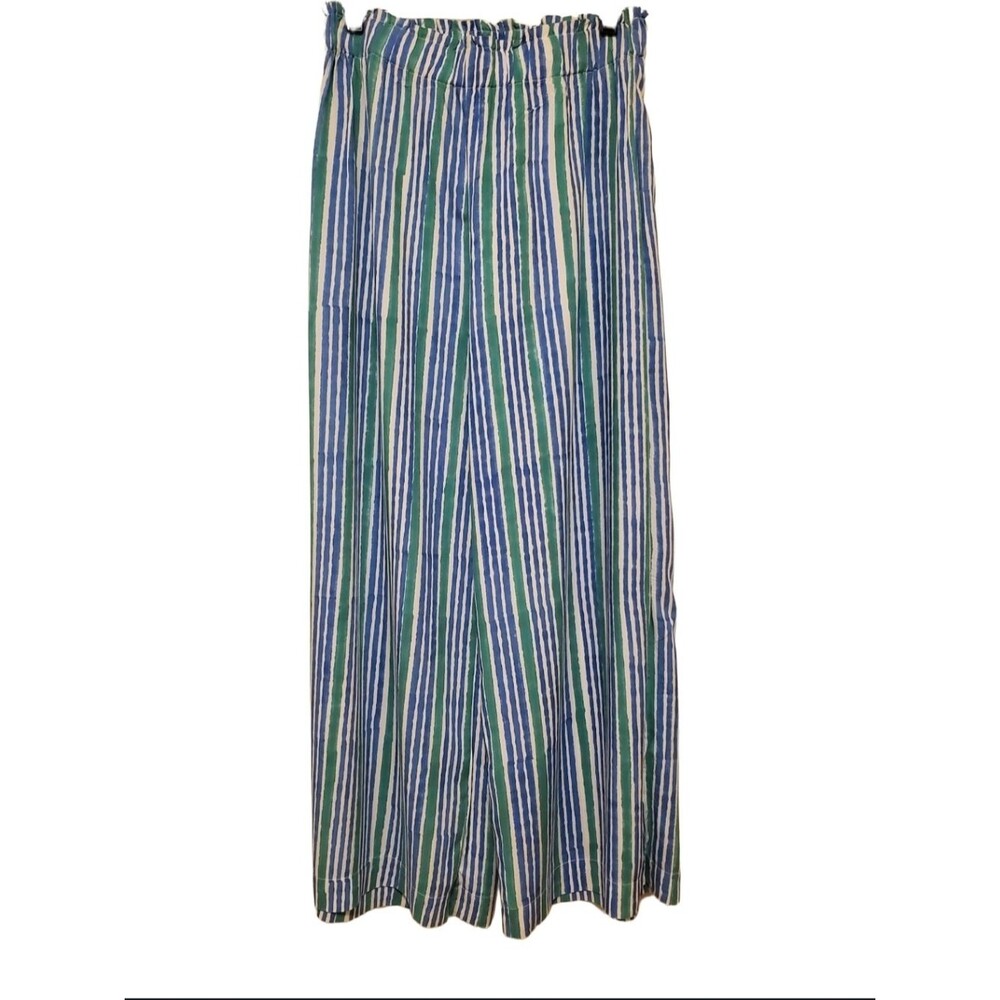 Emerson Fry India Collection Made By Hand Wide Leg Pants Size Large NWT